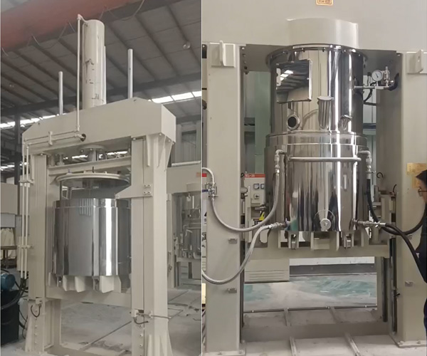 Hongyun Mixers Double Planetary Mixer with Disperser(multi-blade) in Mildew Adhesive Industry
